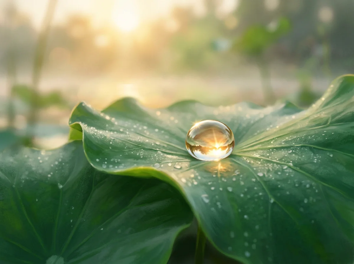 Morning Dew — Luminous & Fleeting